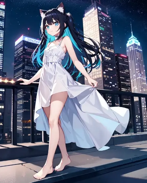 真夜中の散歩