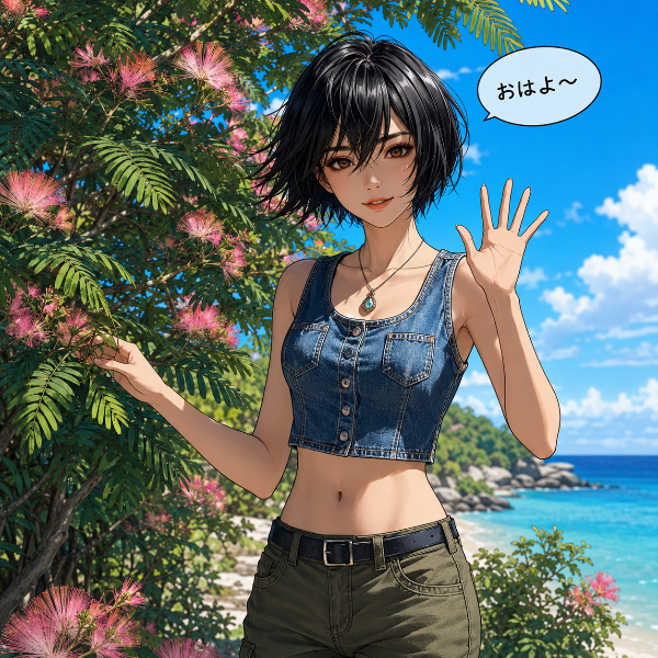おはよ〜☀️（アースちゃん）