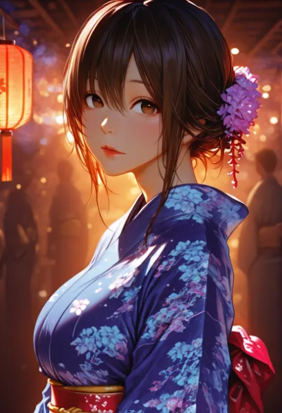 浴衣女性