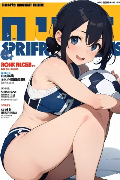 サッカー雑誌の表紙