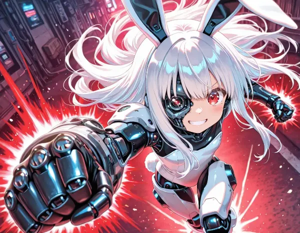 ウサイボーグだぜぇい！