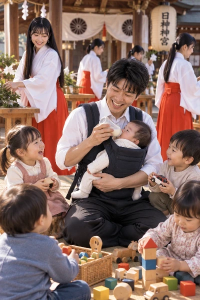 宮司の夫の奮闘