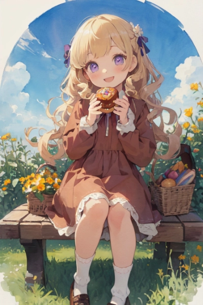 はじめてのドーナッツ