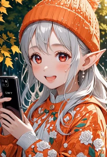 秋の森で発見した魔法のメッセージ