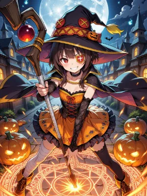 我が名はめぐみん！ハロウィンを統べる者！