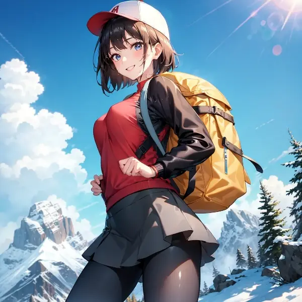 あともうちょっとで頂上