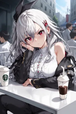 コーヒーブレイク　リオナちゃん