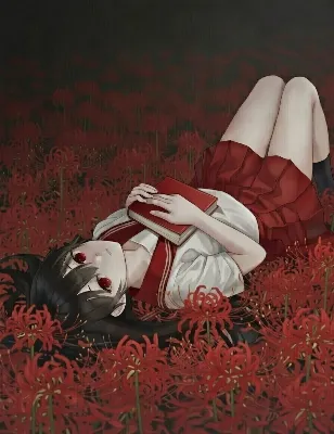 朱華に寝転ぶ