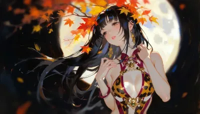 月とレオパード