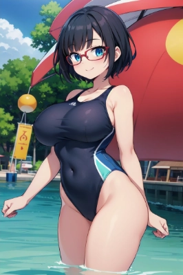 水着少女②