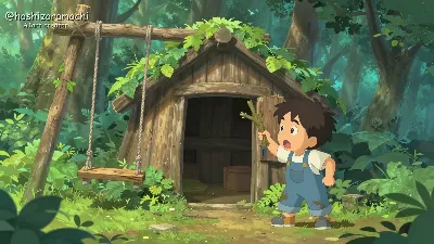 秘密基地での冒険の始まり🌳