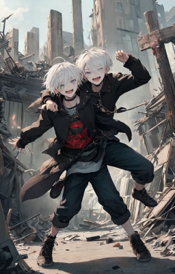 双子の少年