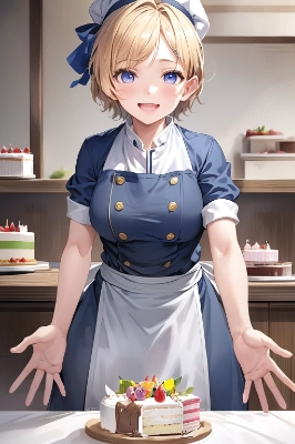 ケーキ屋な金髪さん　～ぐるっとショートケーキ～