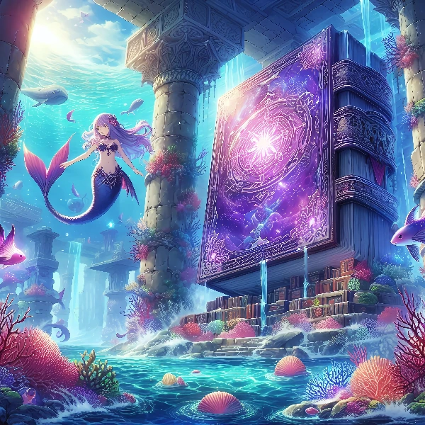 海底安置の魔導書