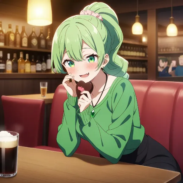 ビールとチョコ