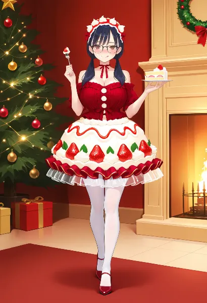 クリスマスケーキ衣装