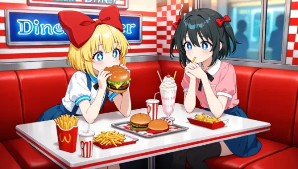 ファーストフードもぐもぐ