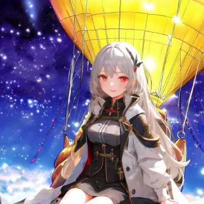 冬の夜空をふんわりと。