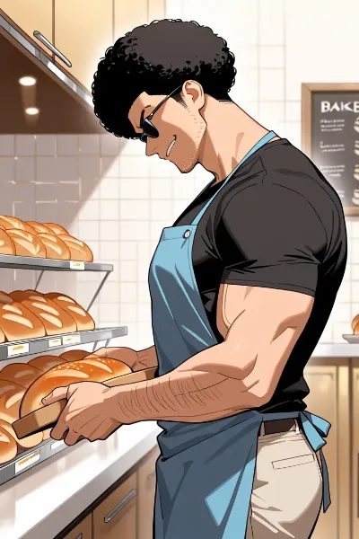 アフロパン職人