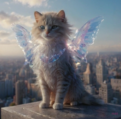 Angel cat