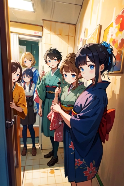 レトロモダンなトイレで、ナイショばなし★（13枚）レトロモダン街シリーズ57