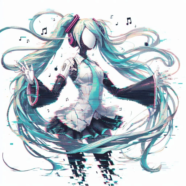 顔のない自動人形、初音ミク
