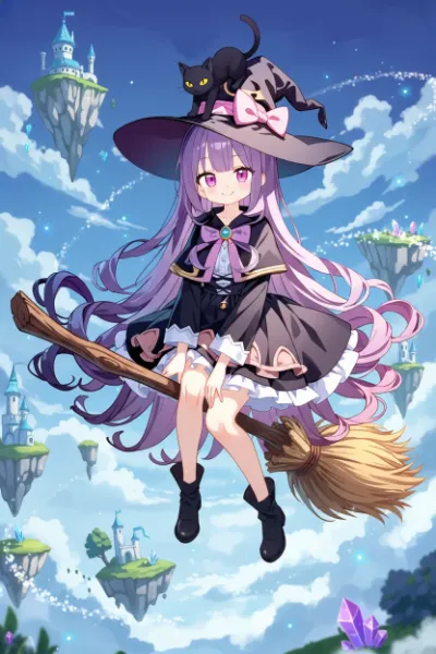 空飛ぶ魔女っ子ちゃん