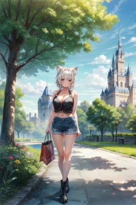 街でお買い物♪