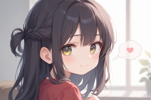 ハーフアップ？