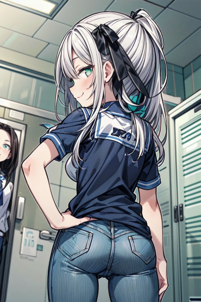 どこを見てるの？