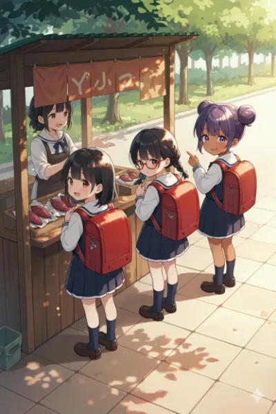 焼き芋とＪＳ達（ＪＳちゃん）