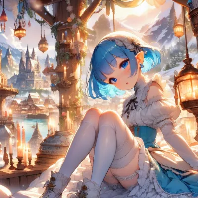 夕暮れ