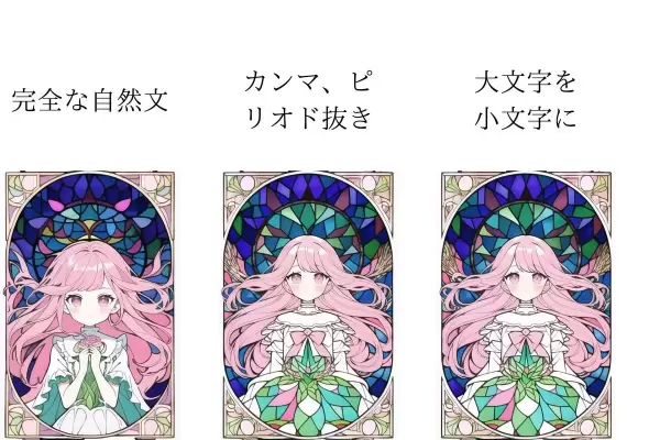 プロンプト研究：アールヌーヴォー×ステンドグラス：過去絵倉庫シリーズ