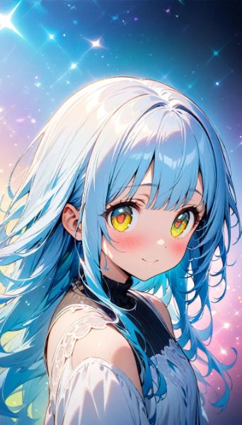 カラフルグラデーションアイ