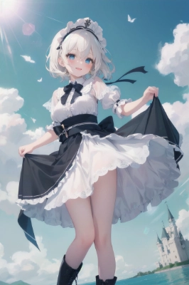 白髪の少女