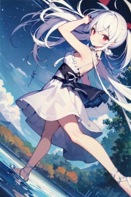 空と女の子