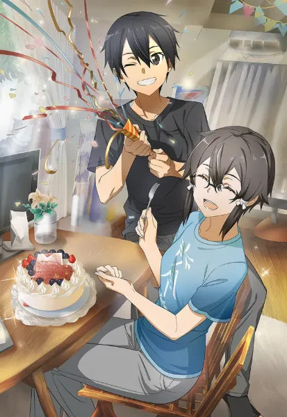 シノンのお誕生日を祝うキリト！