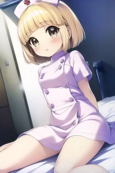 お熱測りますね・・・あの・・・・何してるんですか？