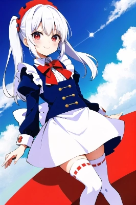 白髪メイドちゃん(2)