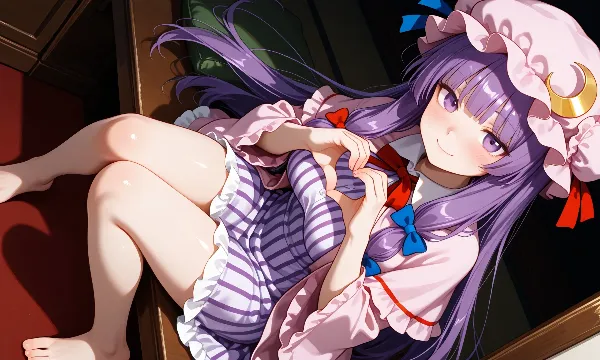 お題:手でハート 企画参加作品 パチュリー