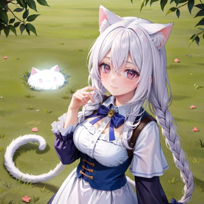 白ネコ妖精