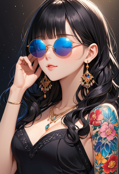 サングラスの奥の瞳