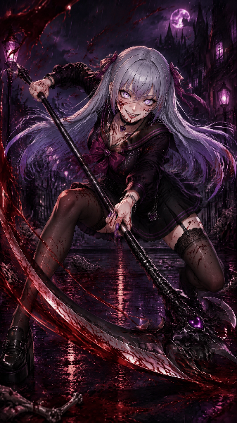 [流血有]鎌（しおん）