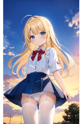 金髪美少女と放課後で……