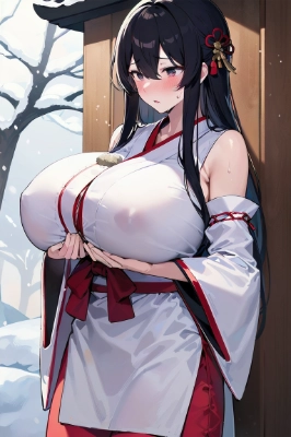 Cooling down her body for the god