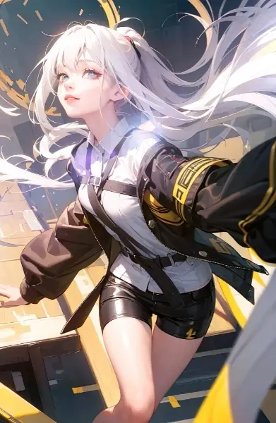 animeとアメコミのハイブリッド。