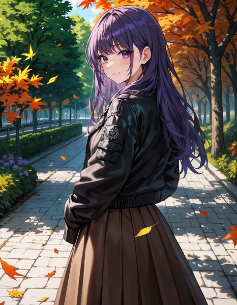 秘書さんと秋道デート