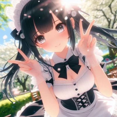 笑顔ダブルピースのサムネイル