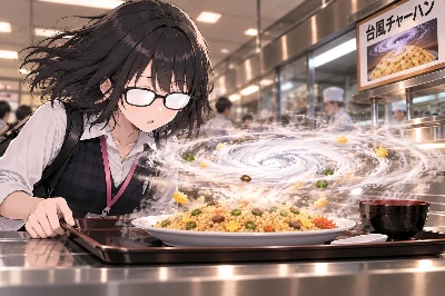 台風チャーハン