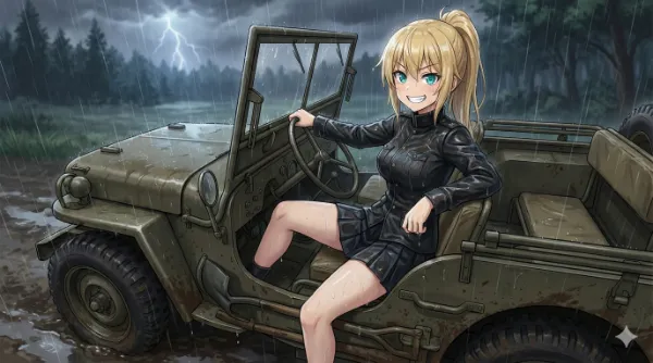 雨の土曜日 — 「心意気の護衛」